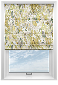 Cottonopolis, Honeydew - Twist&Fit Roman Blind